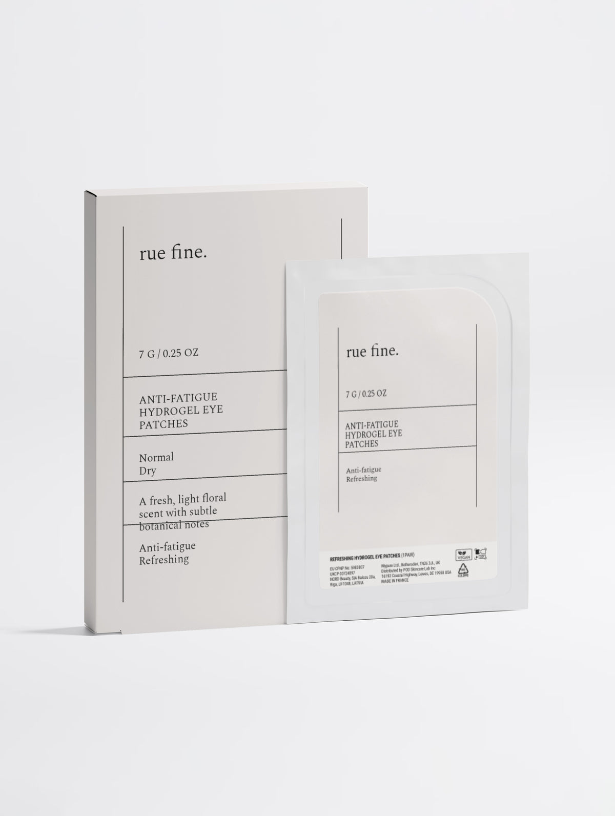 Anti-Fatigue Hydrogel Eye Patches