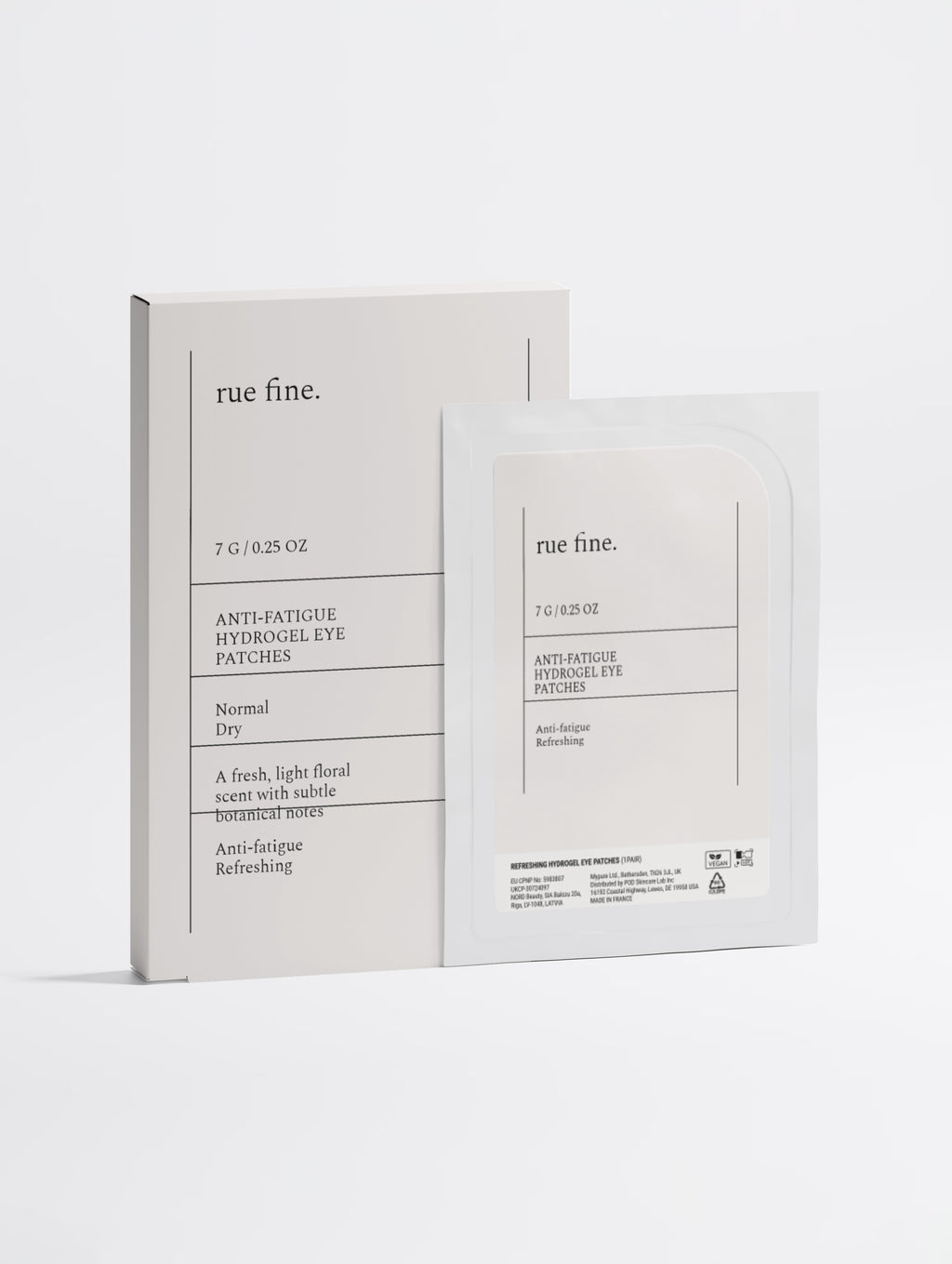 Anti-Fatigue Hydrogel Eye Patches