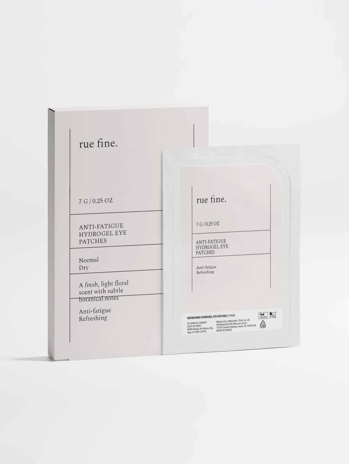 Anti-Fatigue Hydrogel Eye Patches